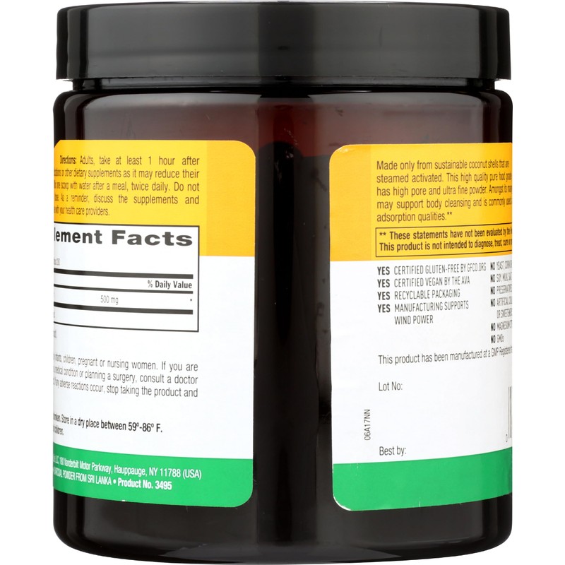 Country Life Country Life Activated Coconut Charcoal Powder 500mg –