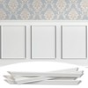 Lunghaa 3-Frame 16" x 24" Premade Accent Wall Molding Kit,