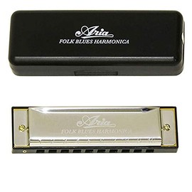 ARIA AH-10C Ten Holes Harmonica
