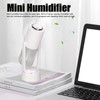 Mini Humidifier Negative Ion Purification 40mL/H Spray Volume Automatic Rotation