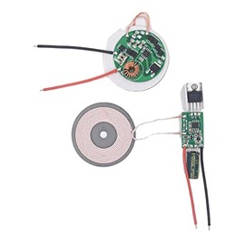 Taidacent High Current 24V Input 12V 2A Output Wireless Inductive Coil Wireless Inductive Modules Wireless Charging Power Supply Module with Magnetic Sheet (12V2A with Magnetic Sheet)