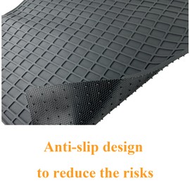 Fudatong Floor Mats for Peterbilt 365/367, 384/388, 386, 389 Auto Trans w/Control Tower, Incompatible w/Passenger Battery Box