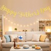 Glitter Happy Father’s Day Banner Sign Fathers Day Wall Door
