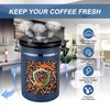 1800ML Airtight Coffee Canister with Date Tracker&Transparent Window, 22.8OZ Coffe