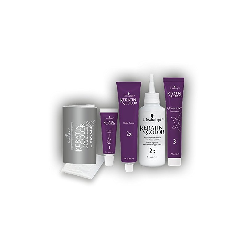 Schwarzkopf Keratin Color Care Lighteners Permanent Hair Color Cream, Platinum