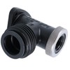 25mm x 1/2" MDPE Wall Elbow Outside Tap Fitting Threaded