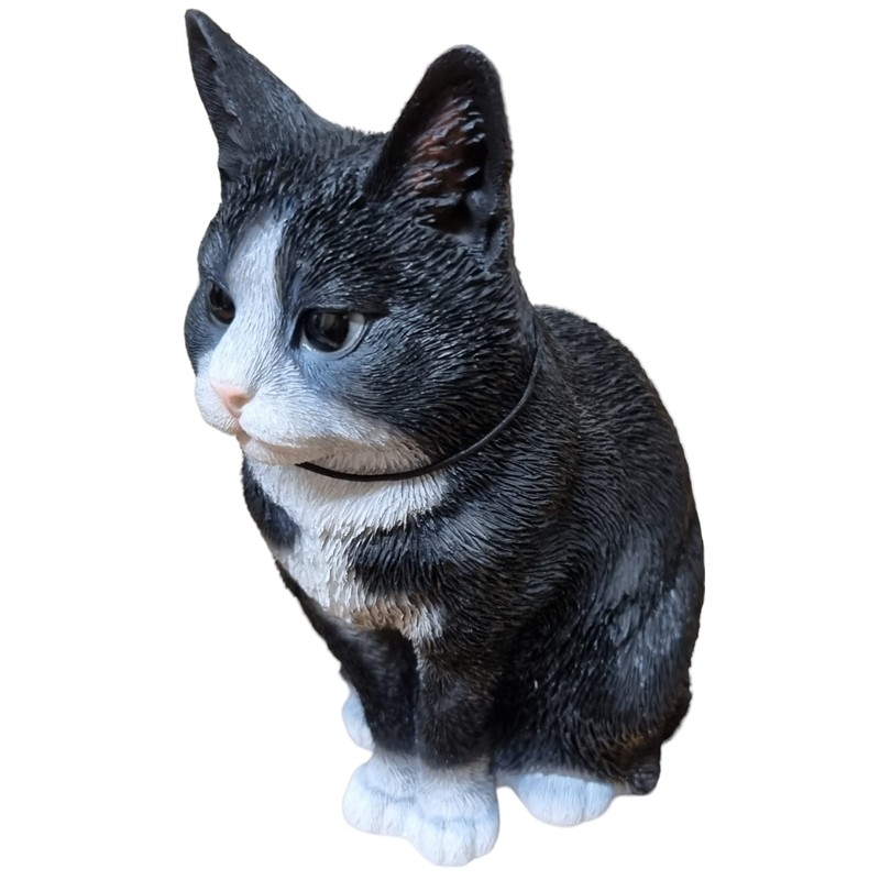 Vivid Arts Sitting Cats (Black/White Cat)