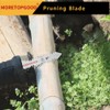 MORETOPGOOD Double-Sided Reciprocating Saw Blade,6 Inch Wood Pruning Japanese Teeth