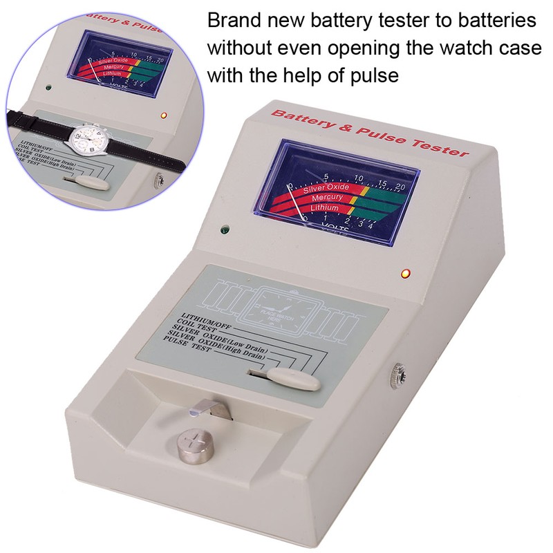Quartz Watch Analyzer Detector Battery & Pulse Tester Watch Repair