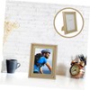 iplusmile Wooden Photo Frame Desk Standing Photo Display Holder Natural