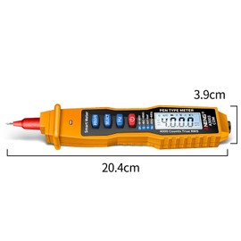 Pen Type Digital Multimeter, A3003 AC/DC Voltage Tester Counts Intelligent Professional Current Meter Non-Contact Voltmeter Sensor Pen Test with Resistance Continuity for Electricity