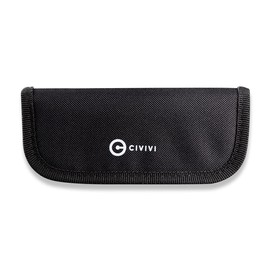 CIVIVI Nylon Utility Knife Pouch - for Carrying Folding Pocket Knives and Accessories - Includes A Polishing Cloth And Stickers C-01