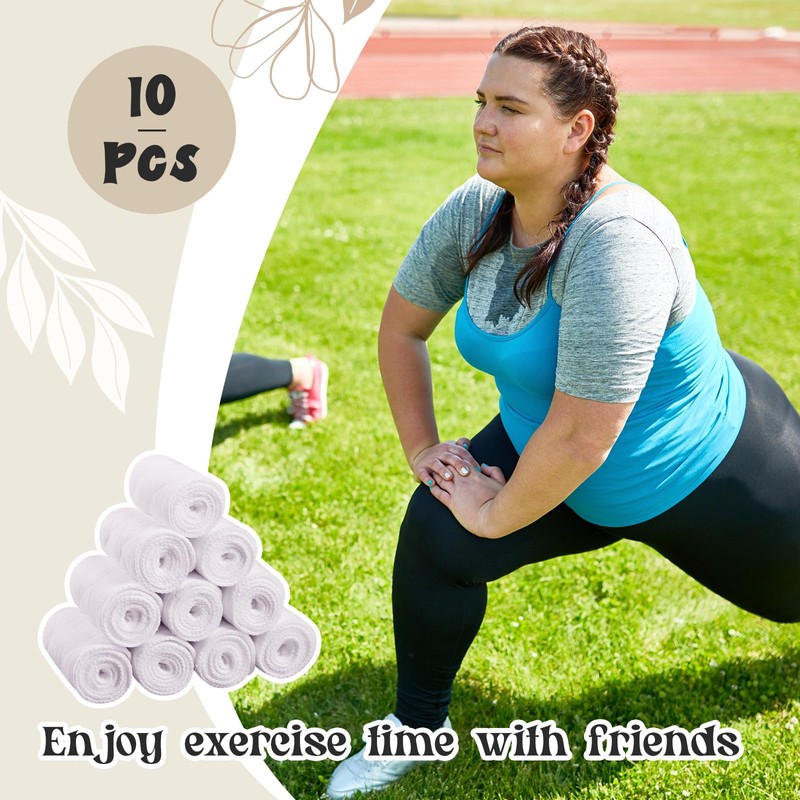 Toulite 10 Pcs Cotton Bra Liners Boob Sweat Pads 3