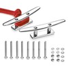 GANGUOLA Boat Cleat 6 Inch Open Base 2 Pcs, Dock
