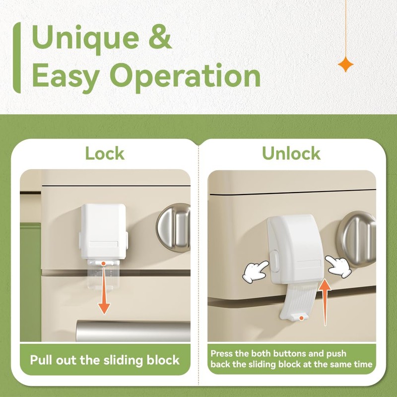 SAFELON 1 PCS Baby Safety Oven Lock, Kitchen Safety Oven