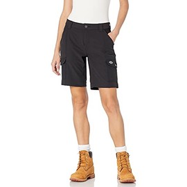 Dickies Women's Temp-IQ Performance Cargo Short, Black, 6