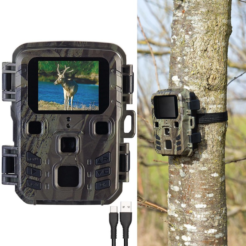 VisorTech Wildlife Camera: Full HD Wildlife Camera with PIR Sensor,