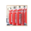 Wooden Box - Telephone Booths Red London England (11 x
