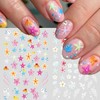 Summer Nail Art Stickers Decals 3D Self-Adhesive Summer Ocean Style