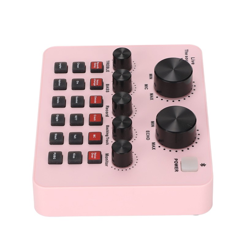 V8 USB Live Sound Card 48KHz 16 Bits Dual Channel