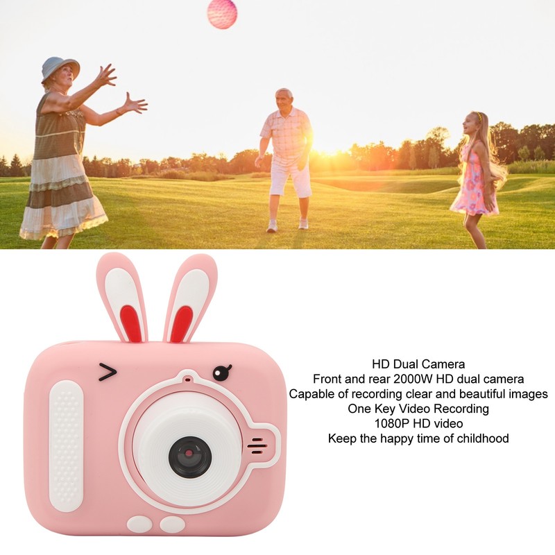 Kids Camera Toy 2.0 Inch Screen 1080P Video 2000W Dual