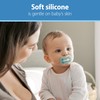 Dr. Brown's Advantage One-Piece Silicone Baby Pacifier, Fully Symmetrical Soother,