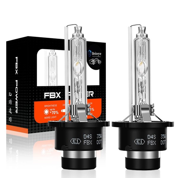 Briteye Headlight D4S HID Bulb 35W Genuine Replacement Bulb 6500K