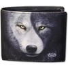 Wolf CHI - Bi-Fold Simulated Soft Leather Wallet -Black