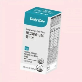 Daily One Magnesium 350 Plus High Capacity 900mg / 데일리원 마그네슘 350 플러스 고함량 대용량 900mg X 90정 1통 2146292750 4894747