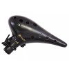 Woodnote 12 Holes Alto C Matte Black Ceramic Ocarina Flute+Bag+Fing