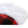 Sattiyrch Buffalo Plaid Christmas Stockings,18 inches, Set of 4, Black