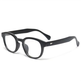 Bliss Leather, Full Model, Small Face Effect, Wellington Date Glasses, Black Rim, Sunglasses, Eye Friendly, UV Protection, Matte Black x Clear