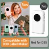 Phomemo D30 Continuous Label Tape - White Label Tapes, Thermal