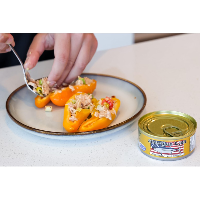 American Tuna Sushi-grade Wild Albacore Tuna Fish - with Sea