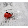 Faukart Cute Handmade Glasswork Floating Clown Fish Width: 0.8 inches