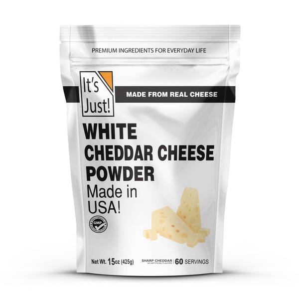 It's Just! It's Just - White Cheddar Cheese Powder, Traditional
