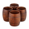 Final Touch Wood Barrel Shots, Set of 4 (GG1003)