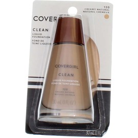 COVERGIRL Clean Normal Skin Foundation (Packaging May Vary) , 125 BUFF BEIGE, 1 Fl Oz (Pack of 1)