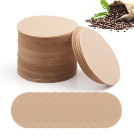 Coffee Filter Paper, 300 Pack Replacement Paper Filter Packs, Round, Unbleached, Disposable Coffee Filters, Compatible with Aerobie Aeropress Coffee and Espresso Machines