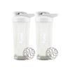 Futai Protein Shakers, White, 23.7 fl oz (700 ml), Set