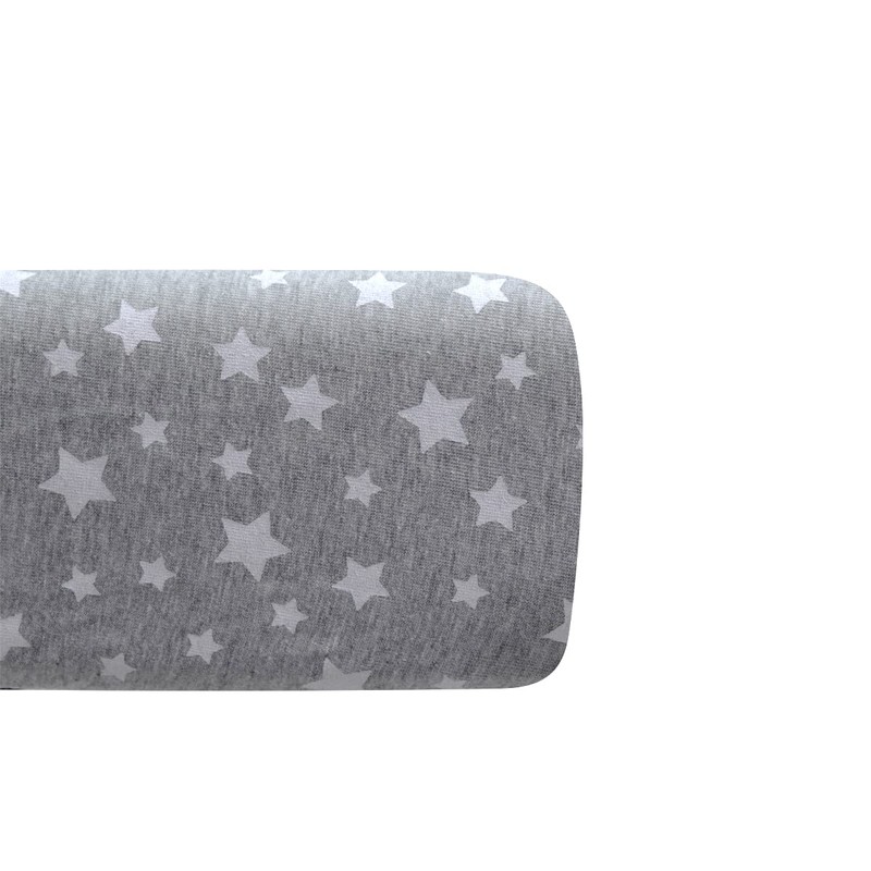 JYOKO Kids Cover for Changing Mat (White Star, 80 x