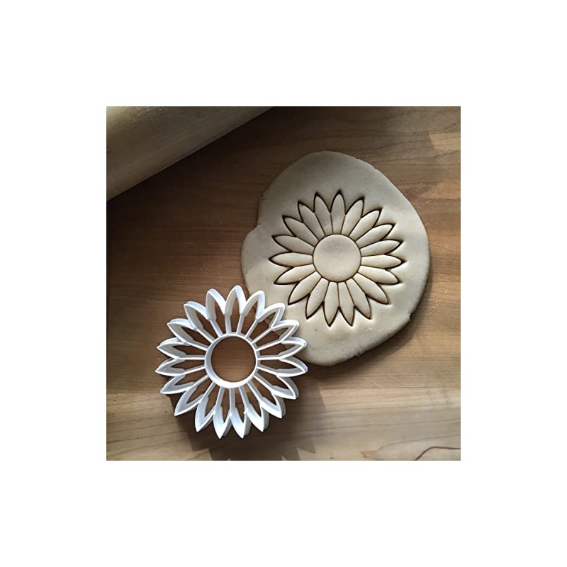 Sweet Prints Inc Sunflower Cookie Cutter - Dishwasher Safe (3")