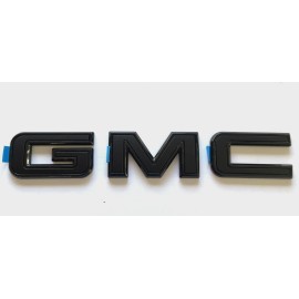 GMC Rear Tailgate Only Blackout  Emblem 2019-2023 GMC Sierra 1500 2500HD 3500HD