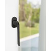 Gedotec Metal Window Handle Matte Black | Window Olive on