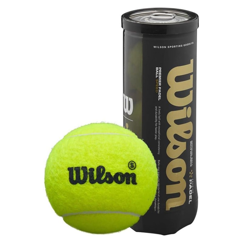 Wilson Unisex Adult Premier Padel Paddle Balls Yellow 2 Packs