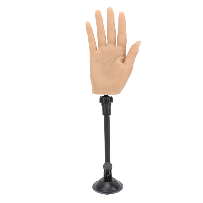 Nail Training Practice Hand Professional Bendable Silicone Female Mannequin Hand