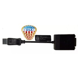 Dell 2X Genuine Dell Display Port DP/N  to DVI  Adapter 0KKMYD DANARBC084 Rev A00 NEW