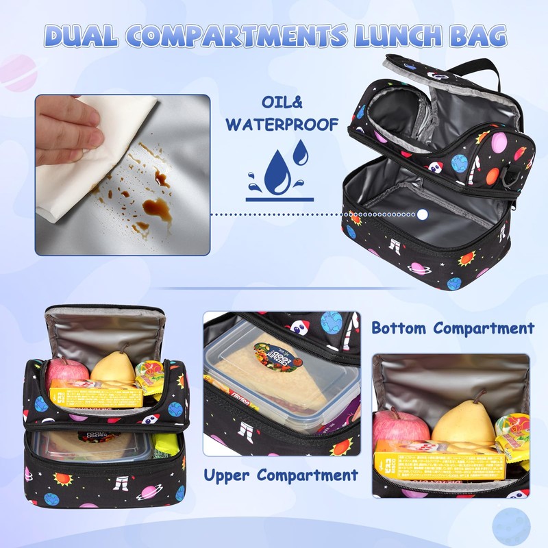 Chase Chic Children's Lunch Bag, Insulated Boys Lunch Boxes, Cool