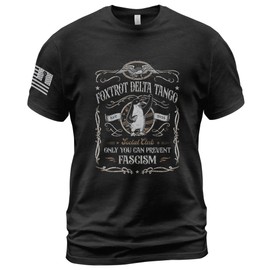 Foxtrot Delta Tango Shirt, Fdt Tshirt Men, Foxtrot Delta Tango Shirt for Women, Fdt Shirts, Political Shirts 4 (Black-XL)