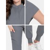 niaahinn Scrubs Set for Women Nurse Uniform Jogger Suit Stretch